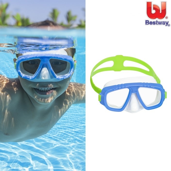Simmask för barn Bestway Aqua Champ Blue