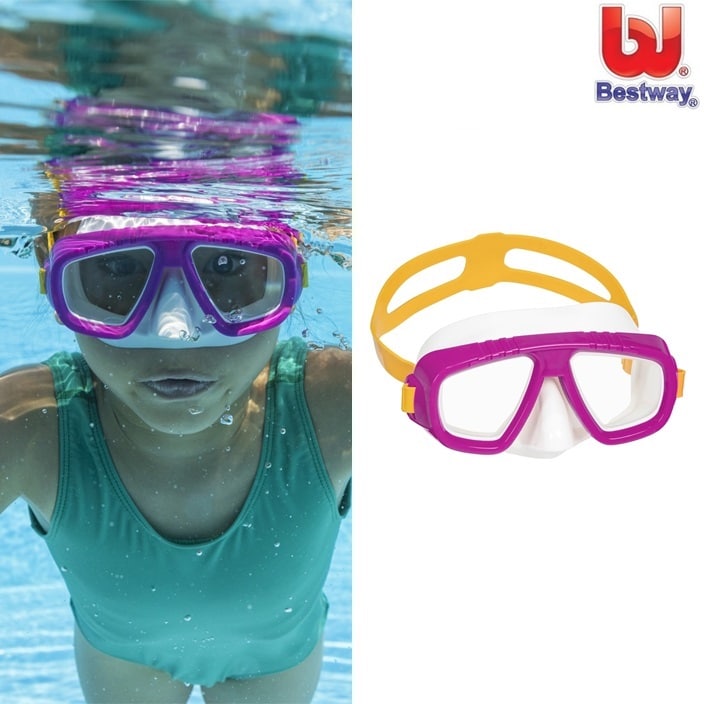 Simmask för barn Bestway Aqua Champ Cerise