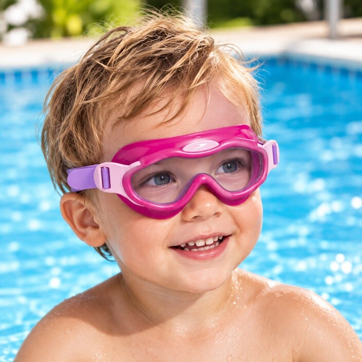 Simmask för barn - Speedo Biofuse Mask Infant Pink