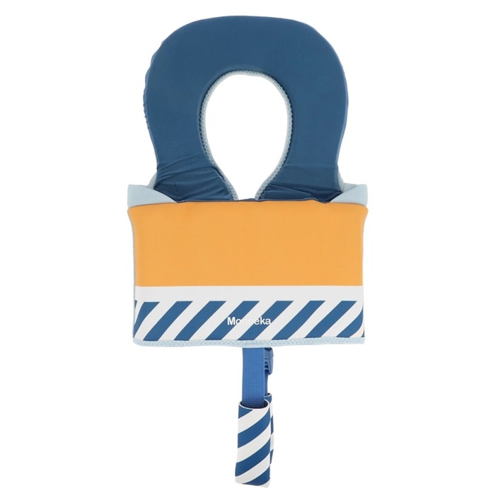 Simväst - Monnëka Learning Float Vest Blue Stripes