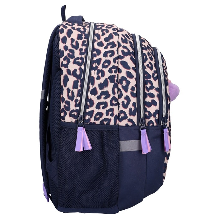 Skolryggsäck för barn Studio V Leopard Luxe