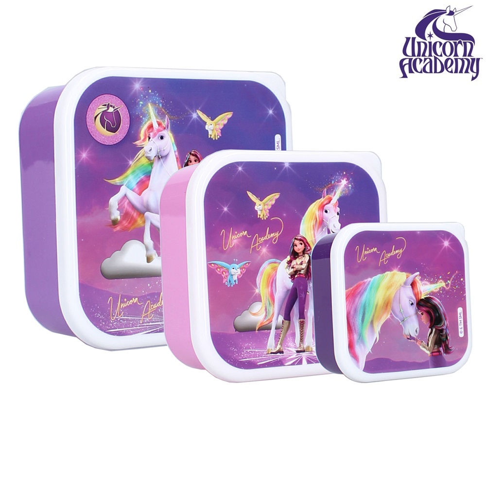 Matlådor till barn (set) - Unicorn Academy Fresh Bites