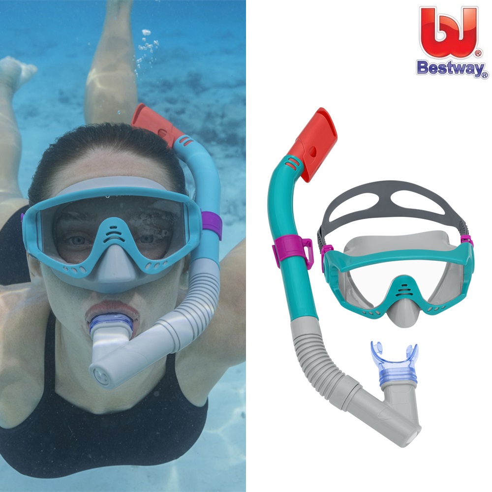 Snorkelset för barn - Bestway Spark Wave Blue