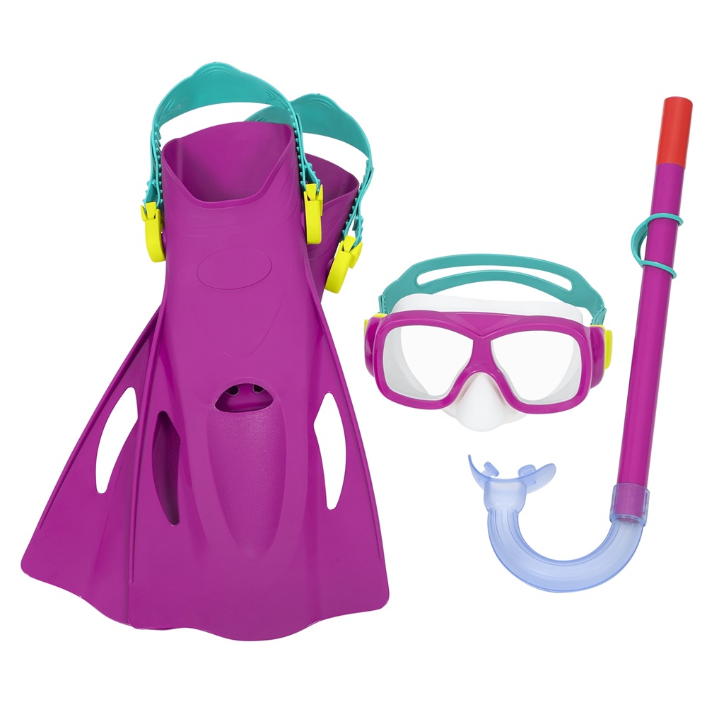 Snorkelset för barn - Bestway Burst Essential Cerise
