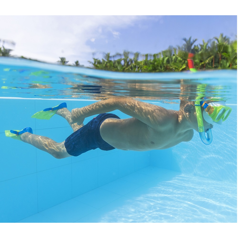 Snorkelset för barn - Bestway Burst Essential Green