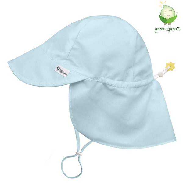 Solkeps för barn Green Sprouts Light Aqua