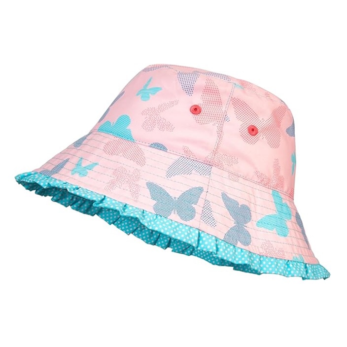 Solhatt för barn - Playshoes Butterfly Reversible