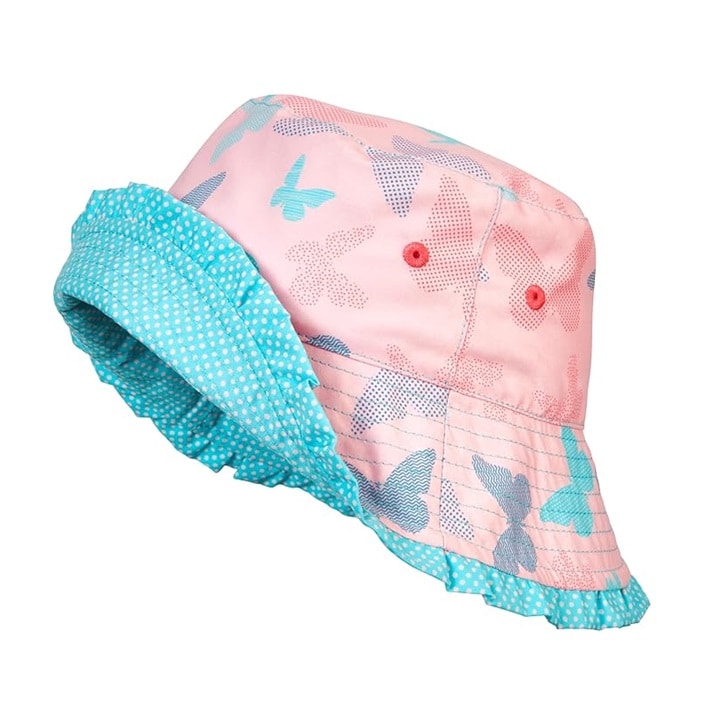 Solhatt för barn - Playshoes Butterfly Reversible
