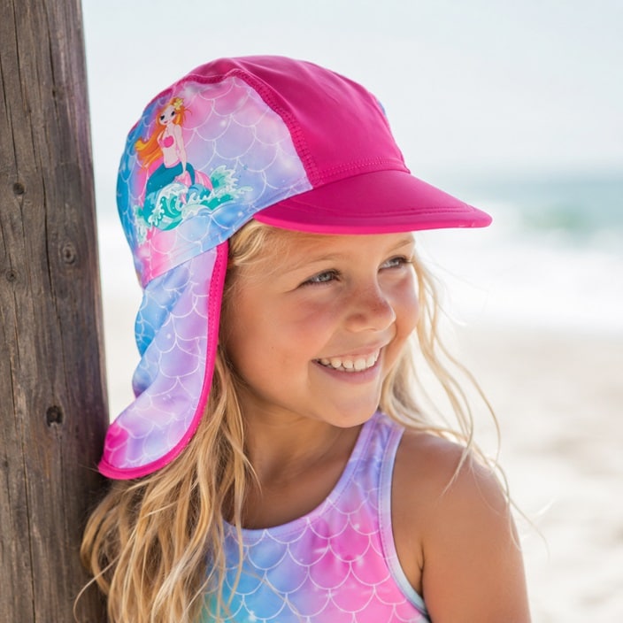 Solkeps för barn - Playshoes Mermaid