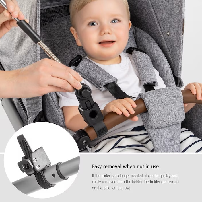 Parasoll till barnvagn - Reer ShineSafe Forest Green