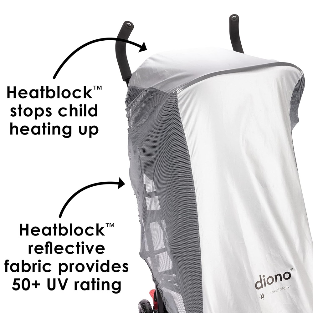 Solskydd och myggnät till barnvagn - Dionoa Sun & Insect