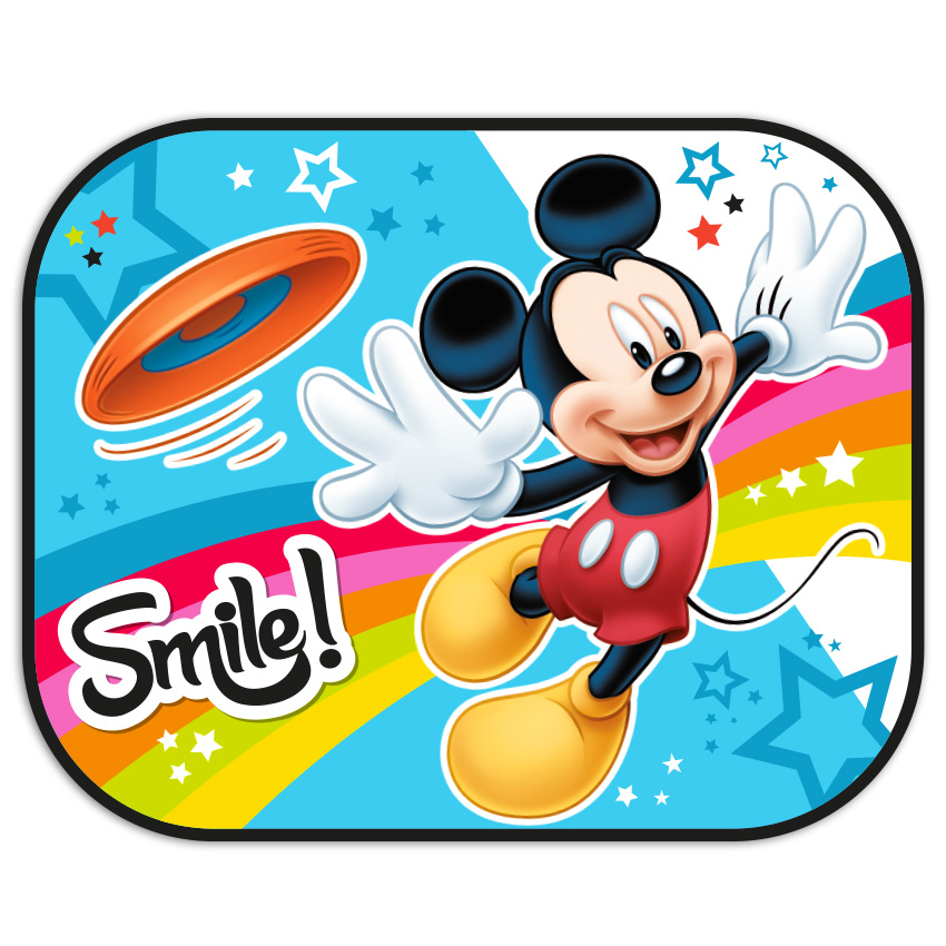 Solskydd till bil 2-pack Seven Mickey Mouse