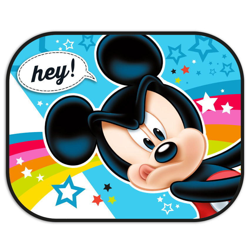 Solskydd till bil 2-pack Seven Mickey Mouse