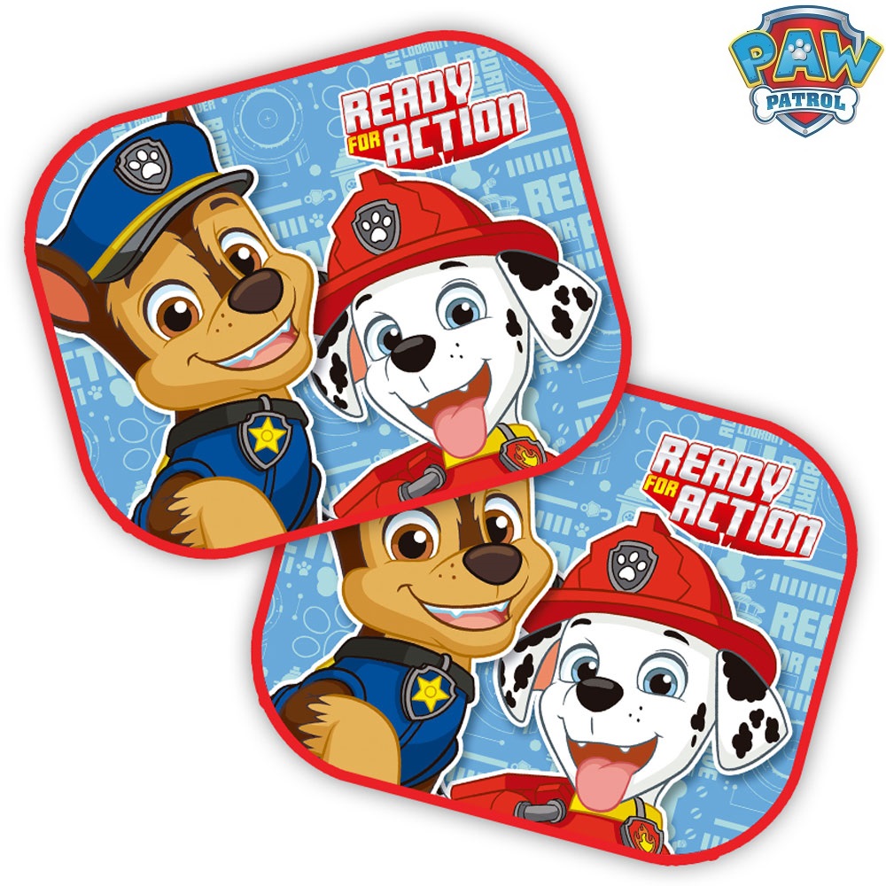 Solskydd till bil 2-pack Seven Paw Patrol