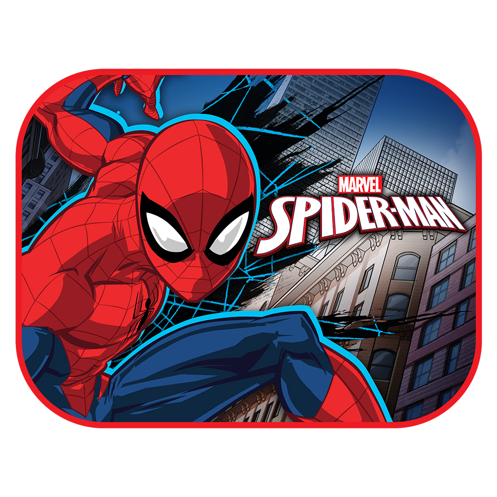 Solskydd till bil 2-pack Seven Spiderman