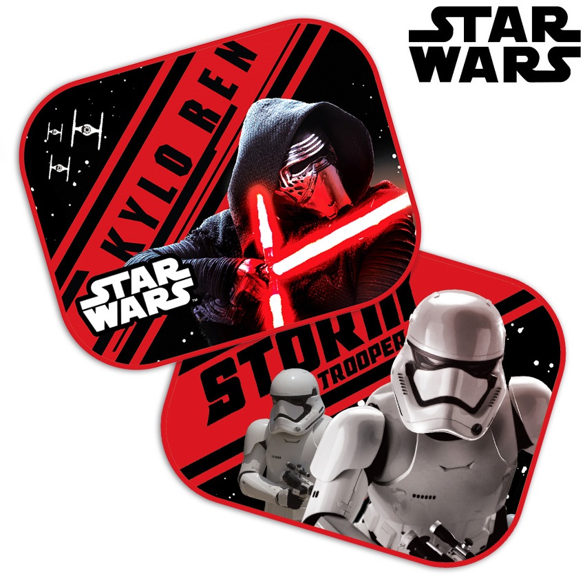 Solskydd till bil 2-pack Seven Star Wars