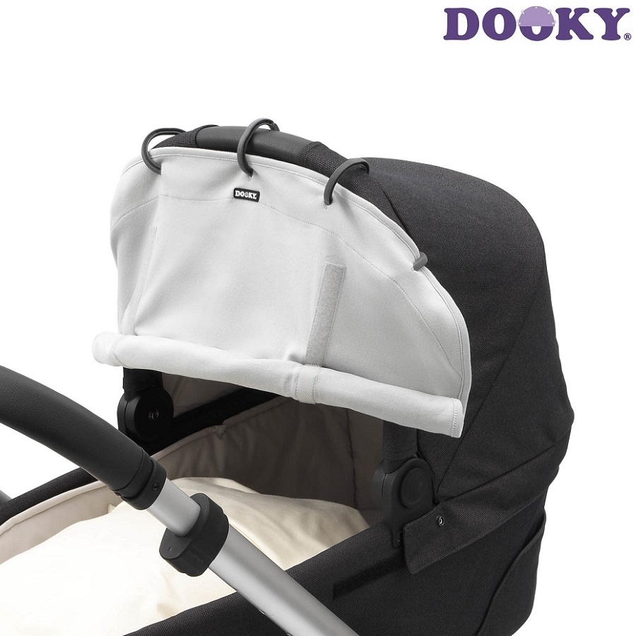 Solskydd till barnvagn Dooky Original Light Grey