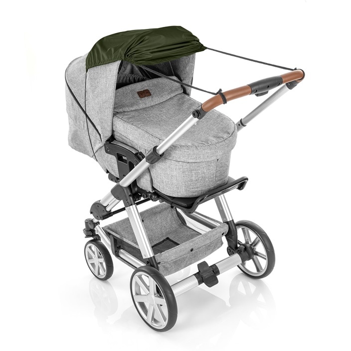 Solskydd till barnvagn - Reer ShineSafe Forest Green