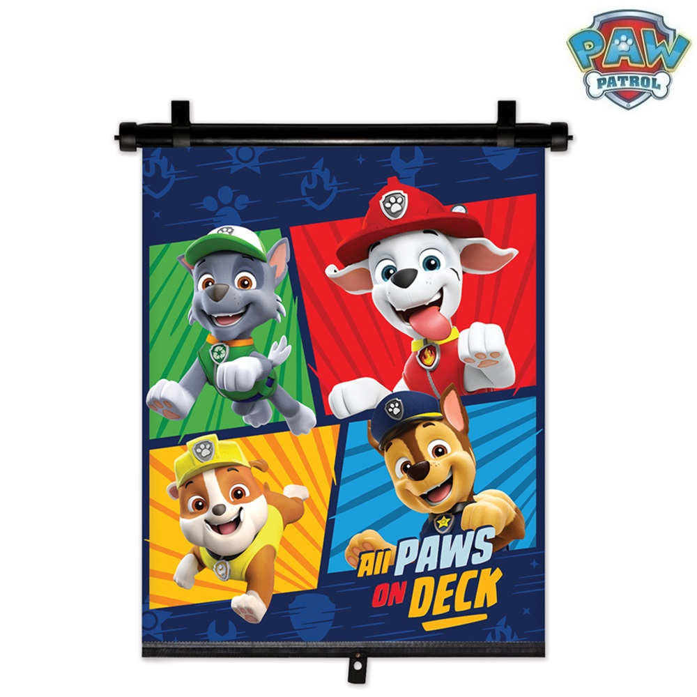 Solskydd rullgardin till bil - Paw Patrol All Paws On Deck