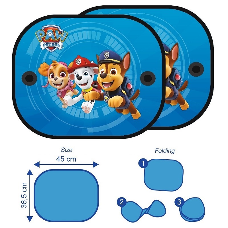 Solskydd till bil - Paw Patrol Blue