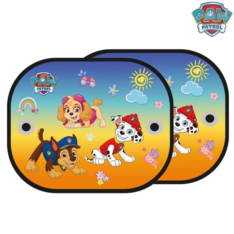 Solskydd för bil Paw Patrol Yellow