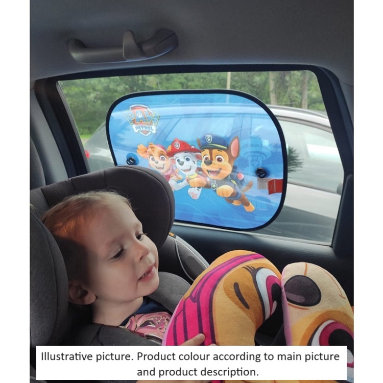 Solskydd till bil - Paw Patrol Pink