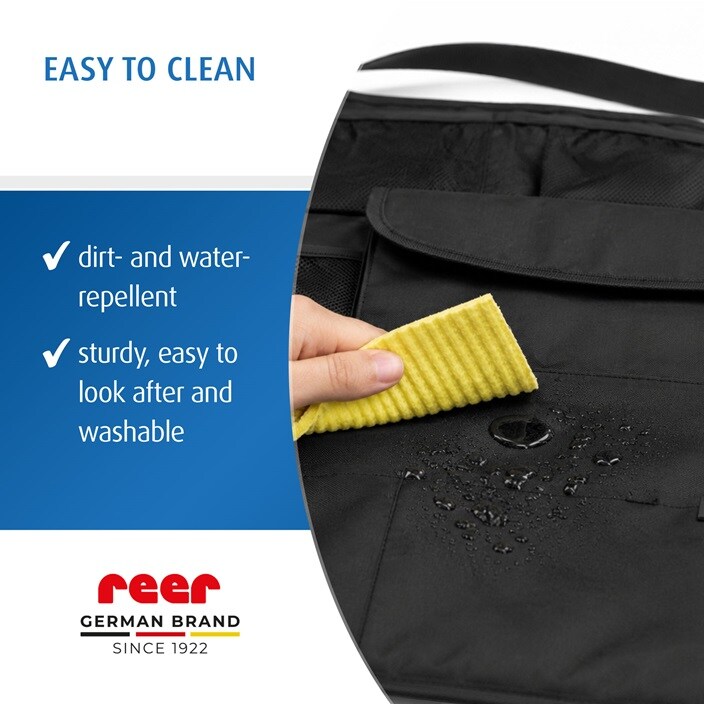 Sparkskydd med förvaring - Reer TravelKid Tidy Black