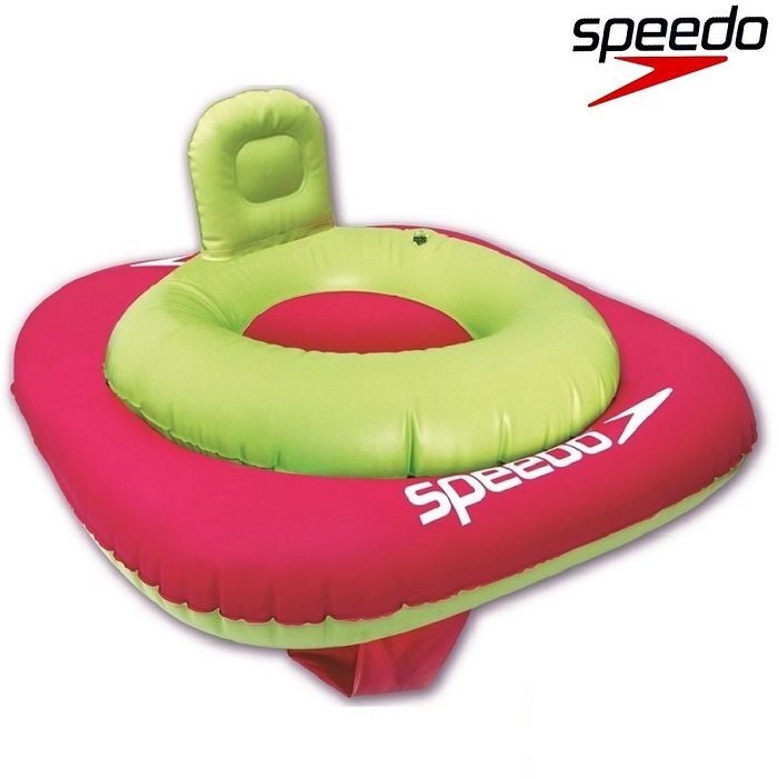 Badstol Speedo Blå 0-1 år grön och rosa