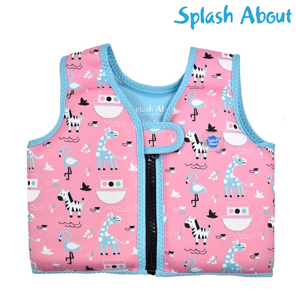 Simväst barn SplashAbout Dragon Ninas Ark Rosa