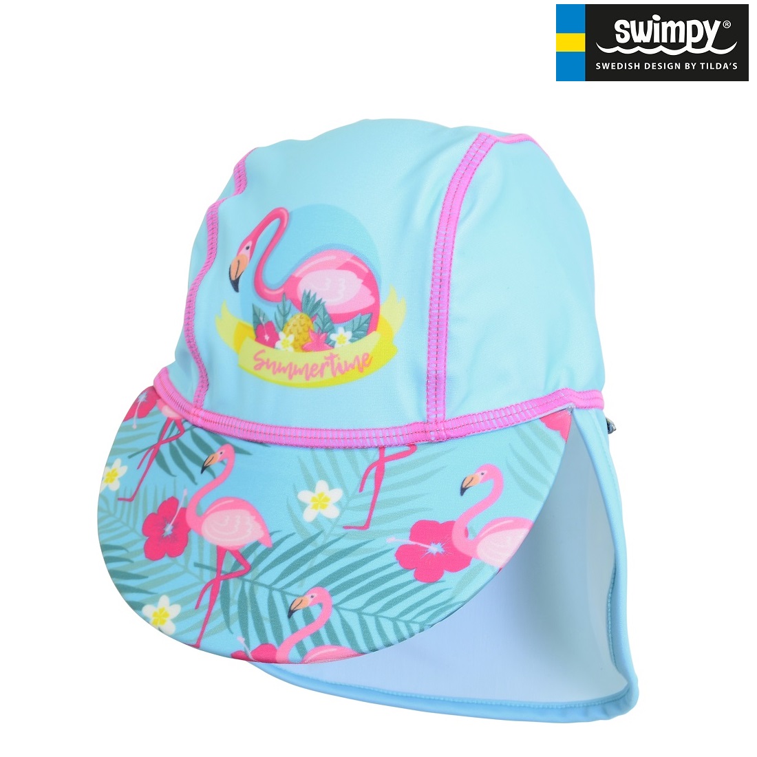UV-hatt barn Swimpy Flamingo