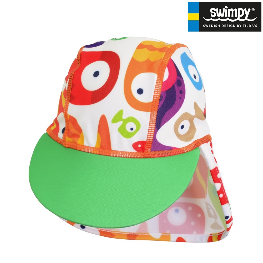 UV-hatt barn Swimpy Funny Fish