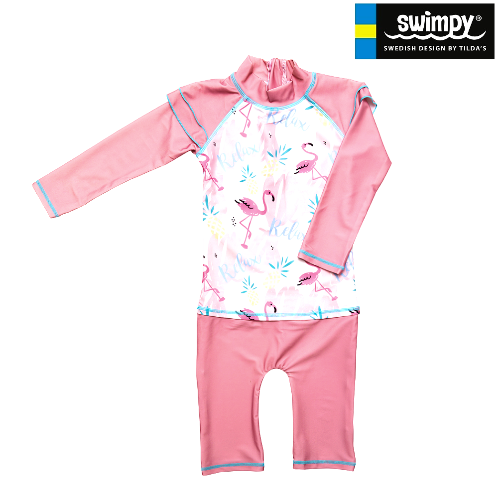 UV-dräkt till barn Swimpy Flamingo