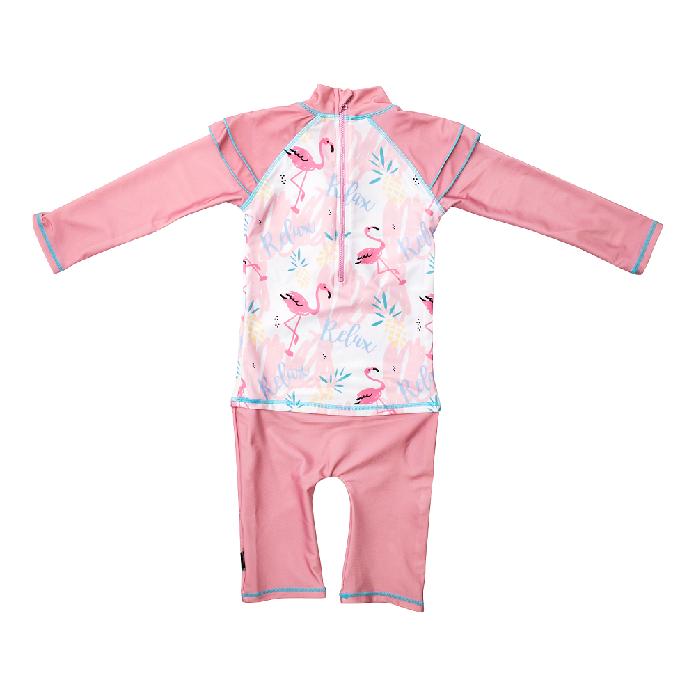 UV-dräkt för barn Swimpy Flamingo rosa