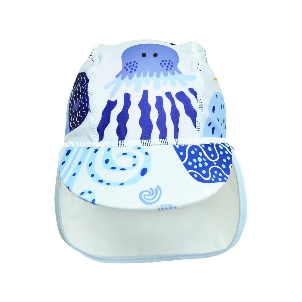 UV-hatt Swimpy Octopus blå