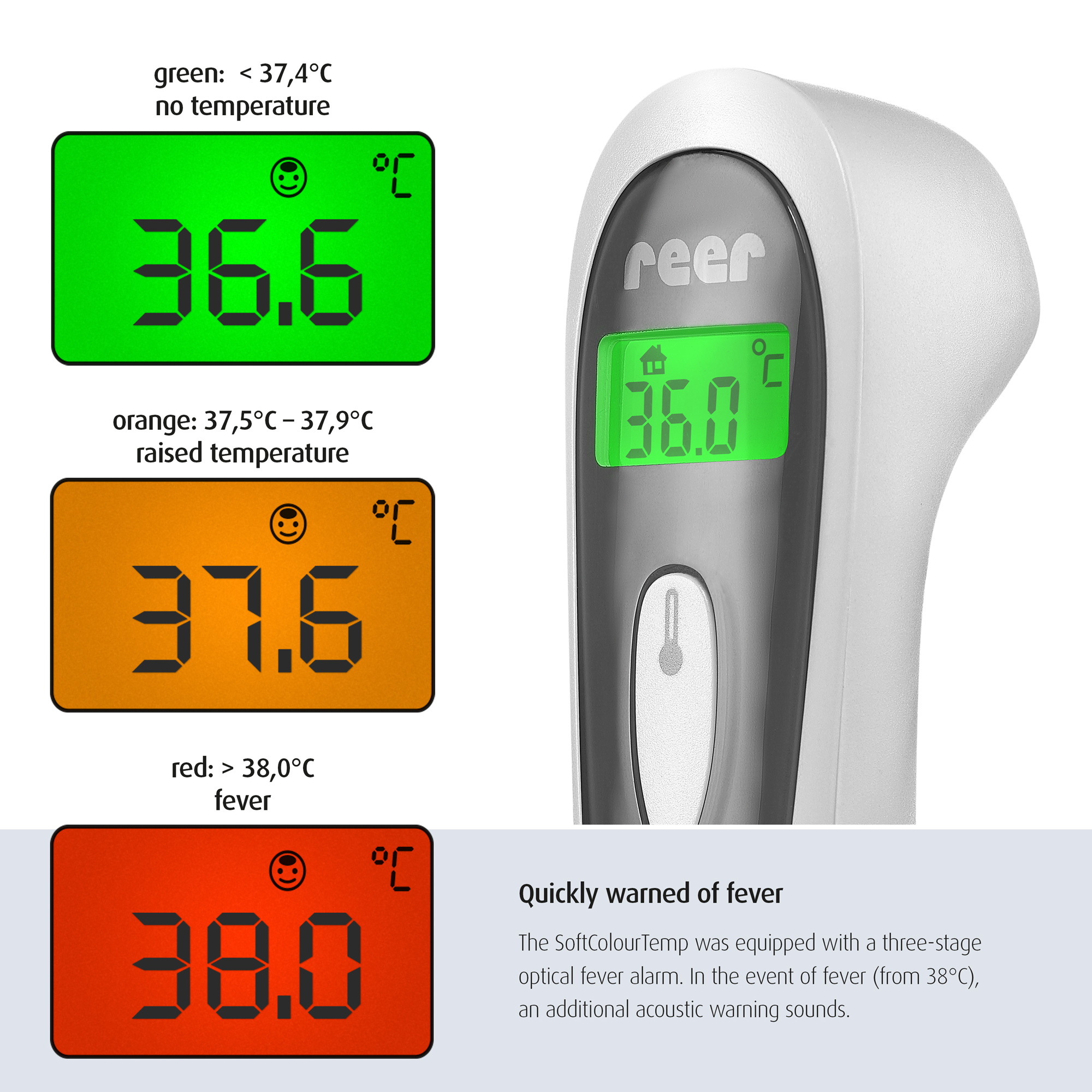 Digital febertermometer för barn