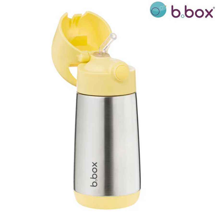 Termosflaska och dricksflaska för barn B.box Insulated Bottle Lemon Twist