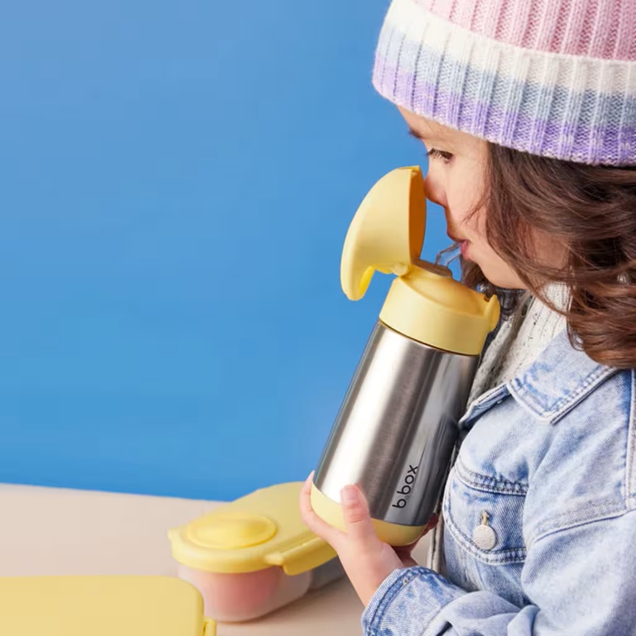 Termosflaska och dricksflaska för barn B.box Insulated Bottle Lemon Twist