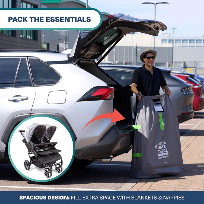 Transportväska för barnvagn Bramble Pram Bag Gate Check XL