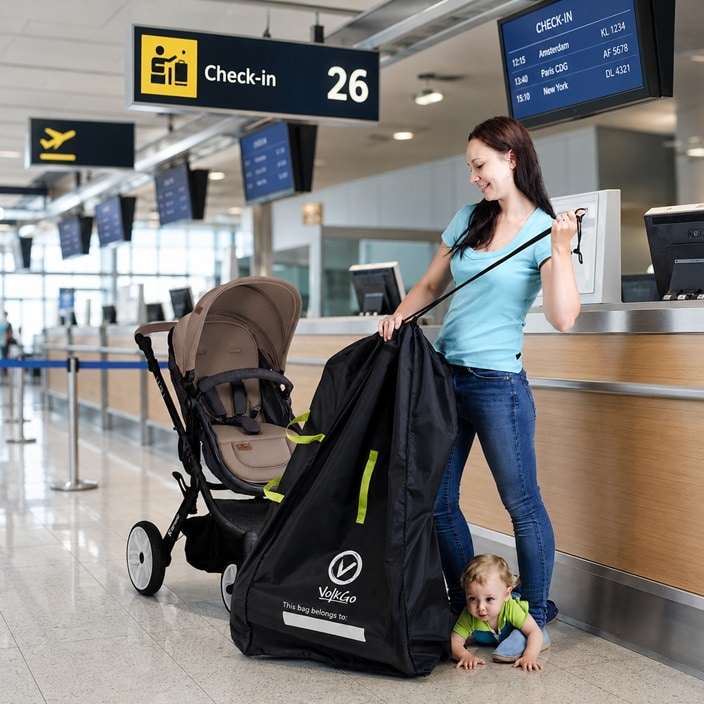 Transportväska till barnvagn - Volkgo XL Stroller Travel Bag