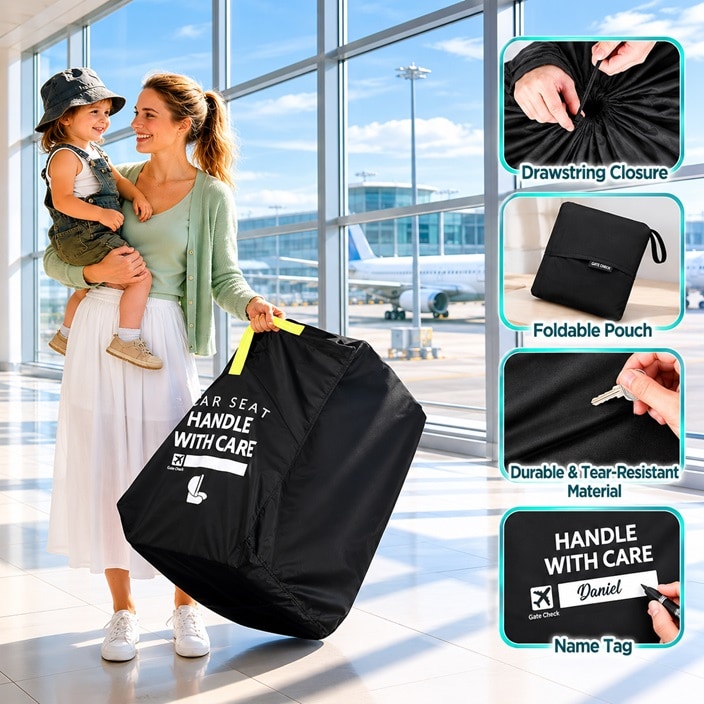 Transportväska till bilbarnstol - Guiseapue Car Seat Bag