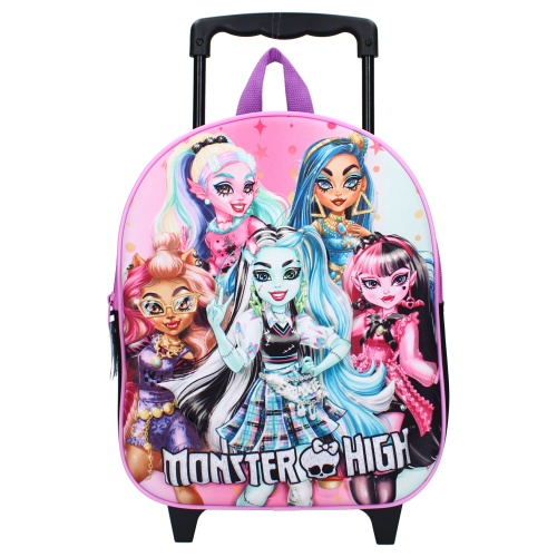 Trolley resväska för barn Monster High Boo Crew