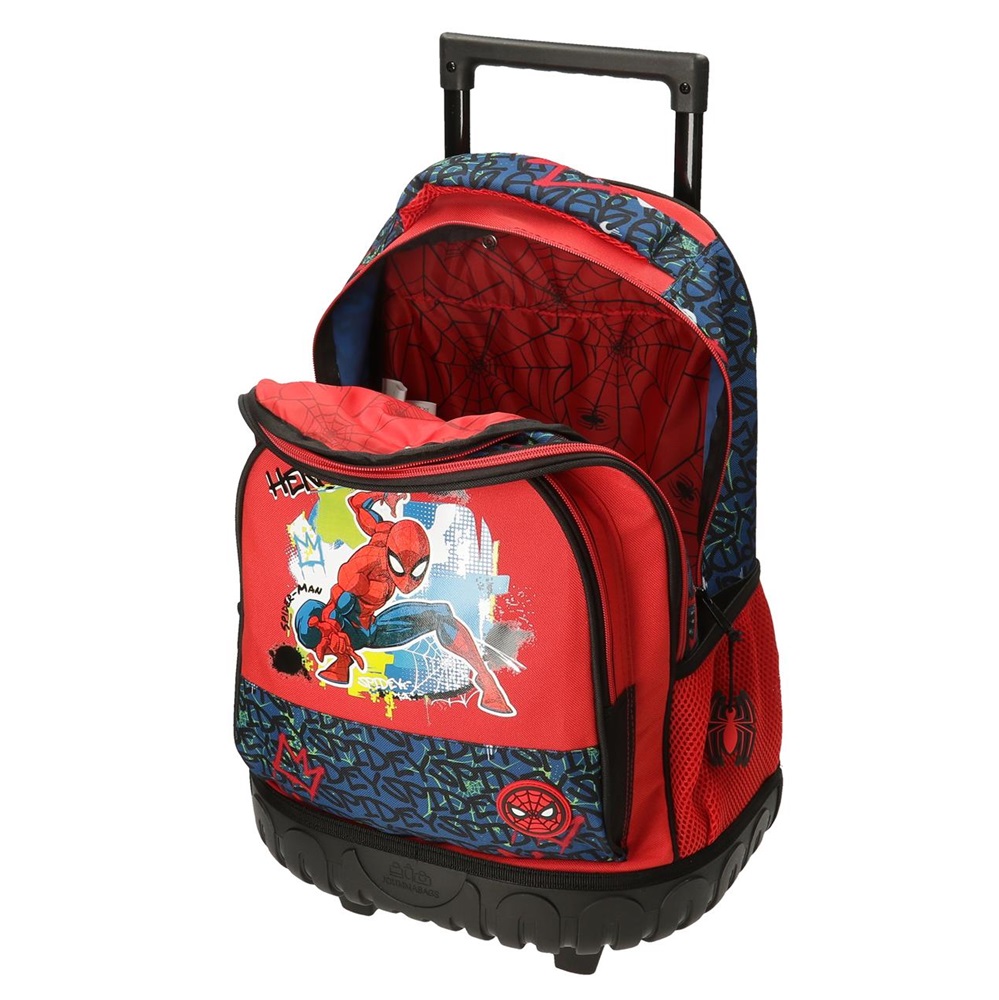 Resväska för barn - Spiderman Urban Rolling Backpack Resväska för barn - Spiderman Urban Rolling Backpack
