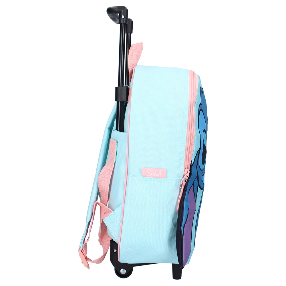 Liten resväska för barn Stitch Brave Trolley ryggsäck