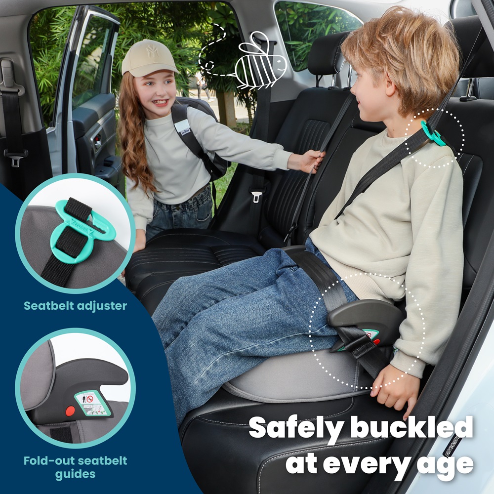 Bälteskudde - Trunki BoostApak Grey Bälteskudde - Trunki BoostApak Grey