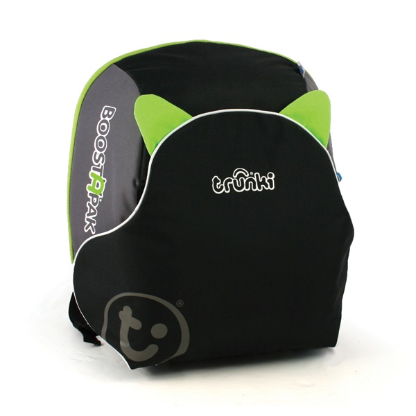 Trunki BoostApak kombinerad bältesstol och ryggsäck grön