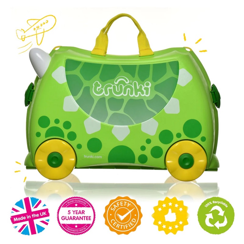 Resväska för barn Trunki Dudley Dino