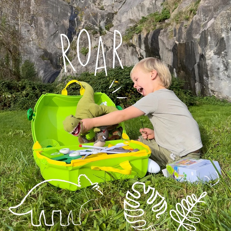 Resväska för barn Trunki Dudley Dino