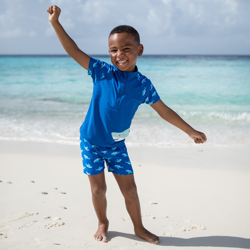 UV tröja och badbyxor (set) - Playshoes Shark