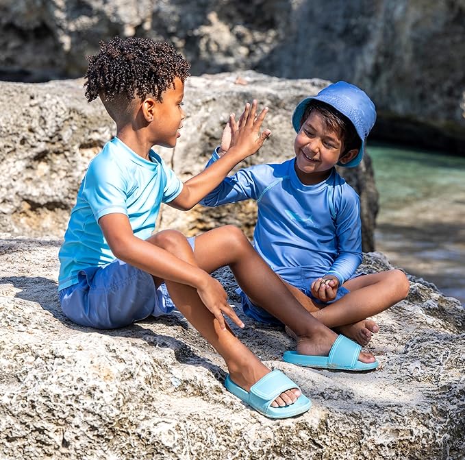 UV tröja och badbyxor (set) - Playshoes Shark Turquoise