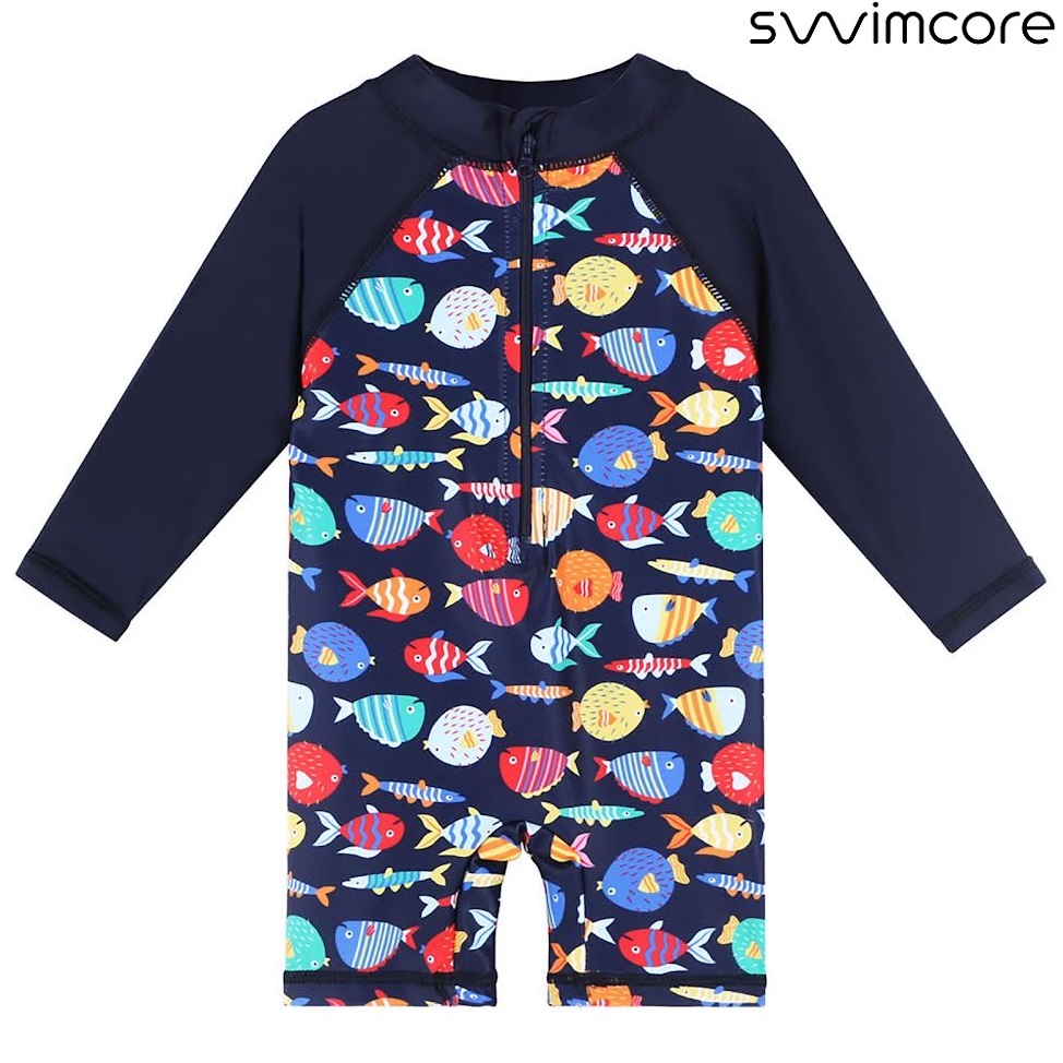 UV-dräkt för barn Swimcore Colourful Fish